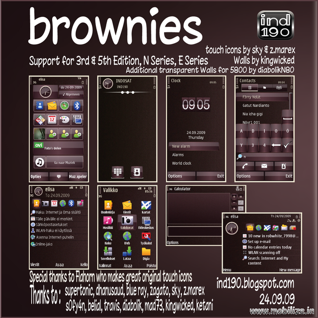 Brownies Для Nokia 5800