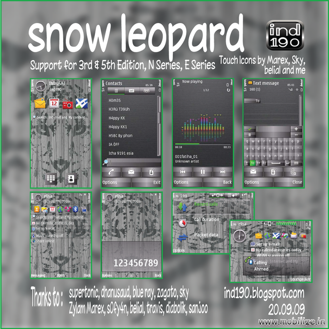 Snow Leopard для nokia 5800