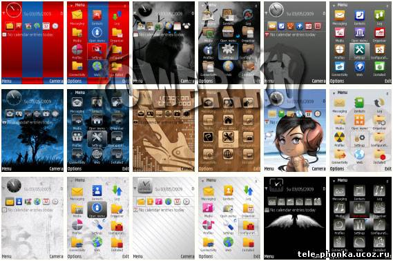 Nokia S60 Symbian 9.х Themes Pack #1